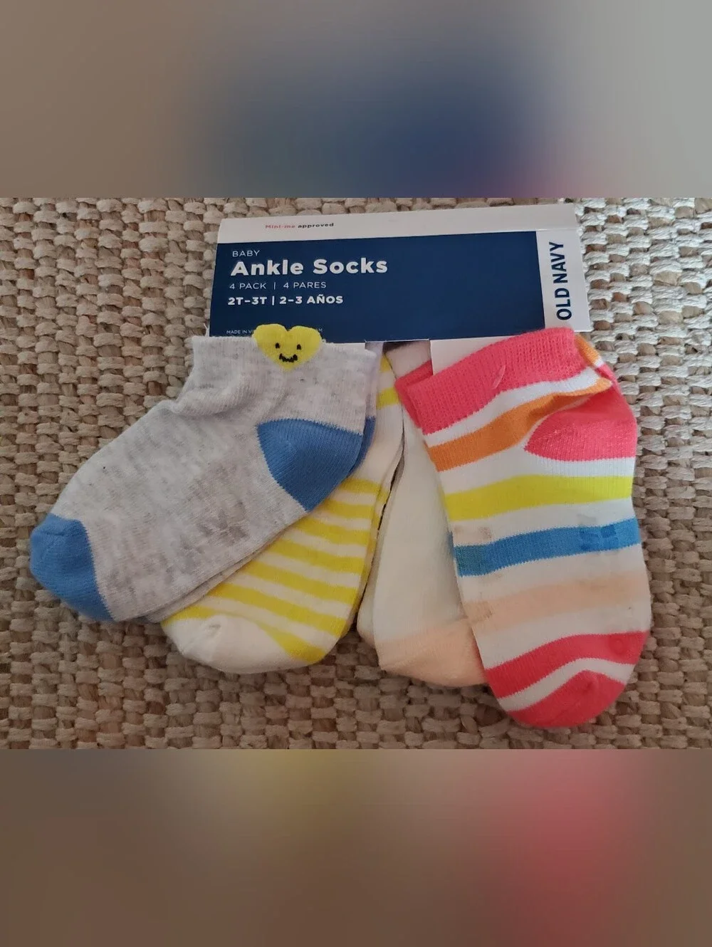 3 packs Bright Socks for girls 2T-3T
